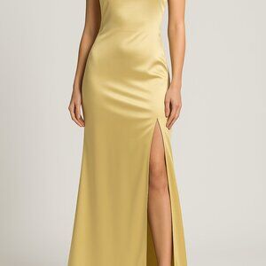 Micas Women Sexy Off the Shoulder Backless Slit Maxi Dress